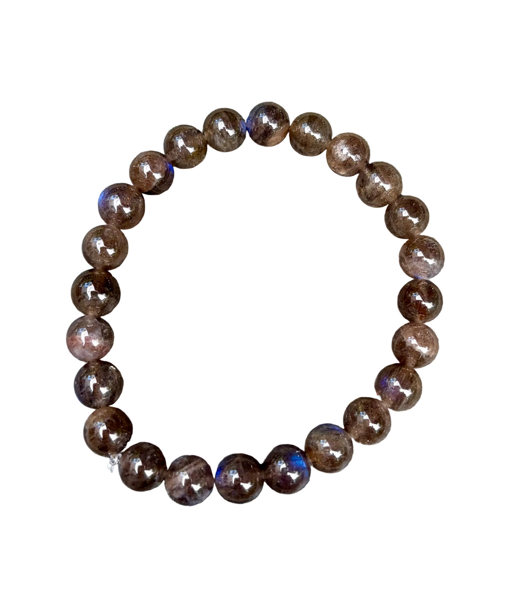 Red Labradorite Bracelet